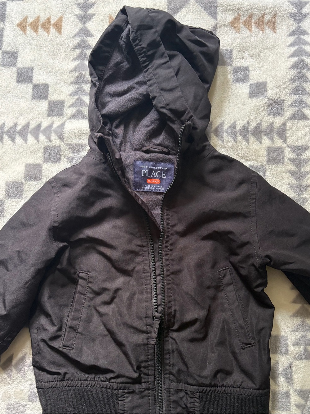 The Children's Place Black Jacket
